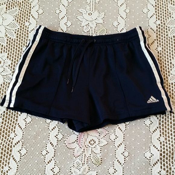 Adidas Pants - Adidas Classic Stripe Athletic Running Shorts